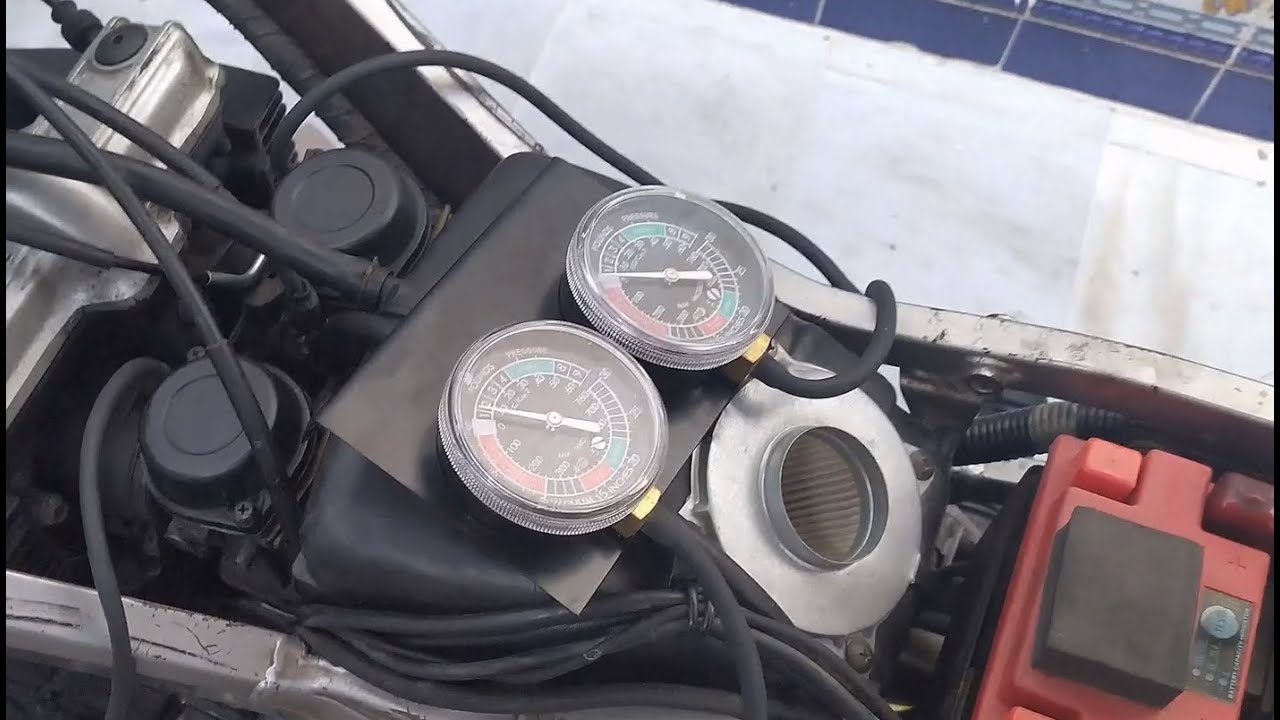 Uso del Vacuometro en una Moto en la Suzuki GS 500 E