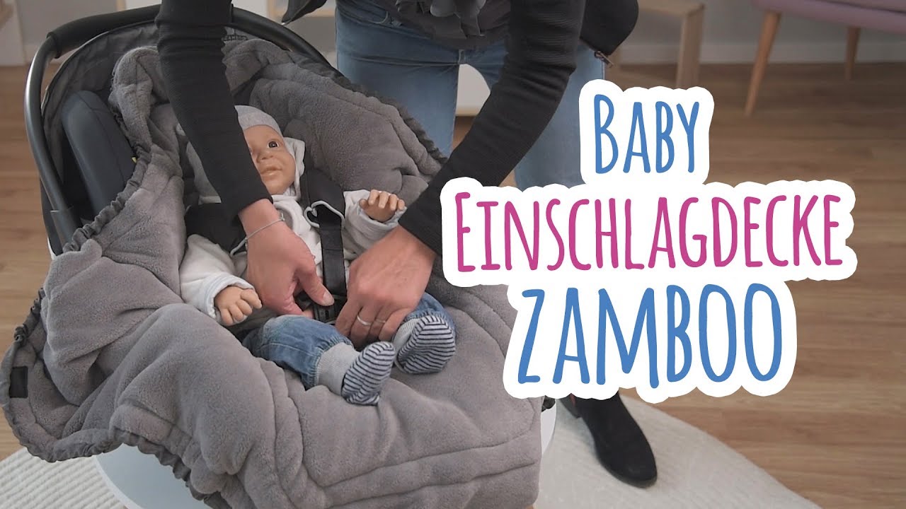 Baby Einschlagdecke für Babyschale und Babywanne von Zamboo | babyartikel.de