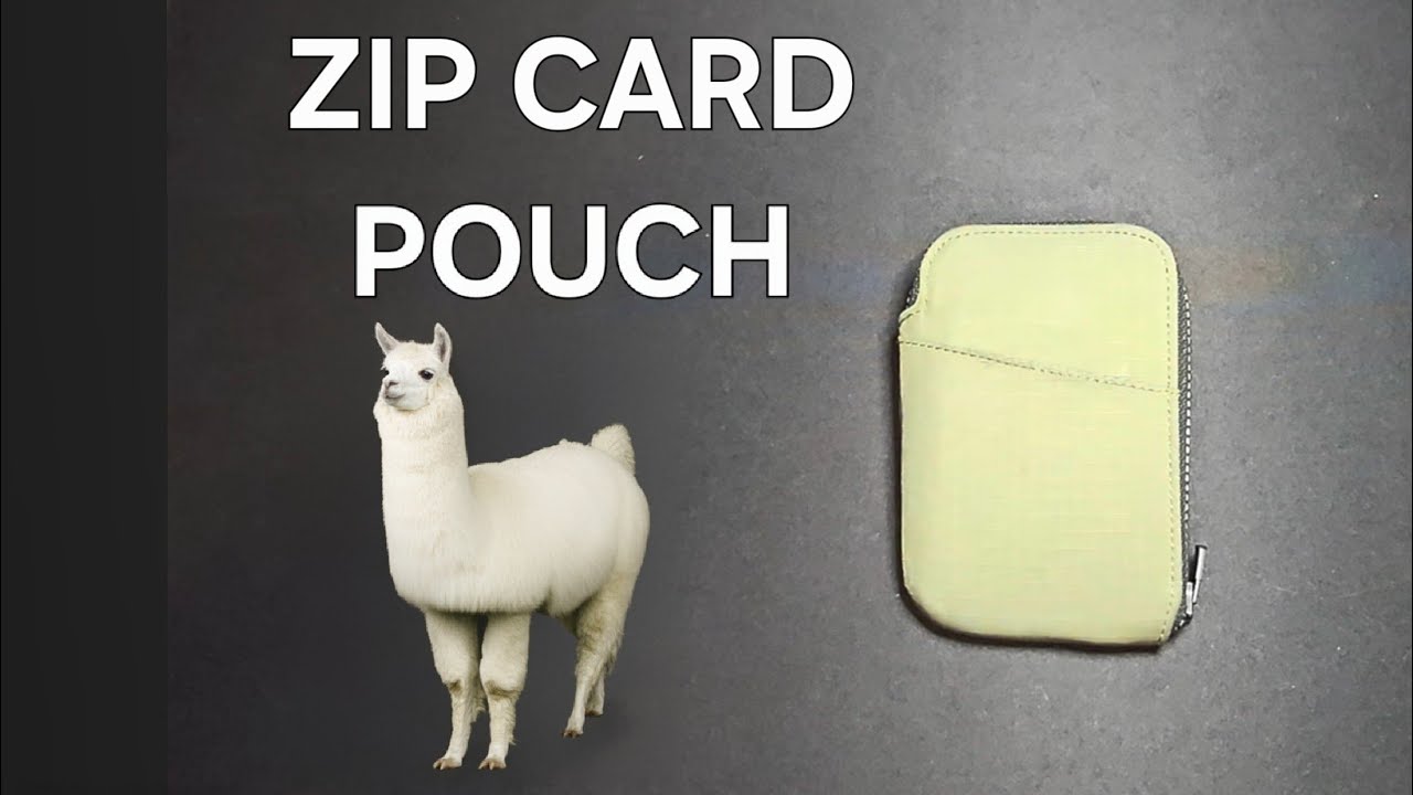 An excellent EDC wallet (Alpaka zip card pouch)
