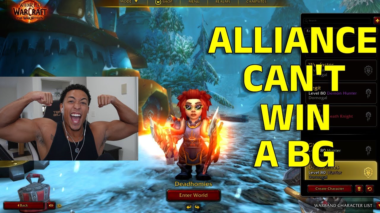 FURY Warrior Battlegrounds on Alliance in WoW 11.2 | Arathi Basin & Deephaul Ravine War Within PvP