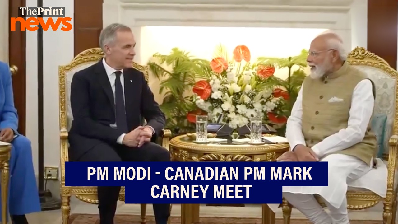 PM Modi meets Canadian PM Carney at Hyderabad House