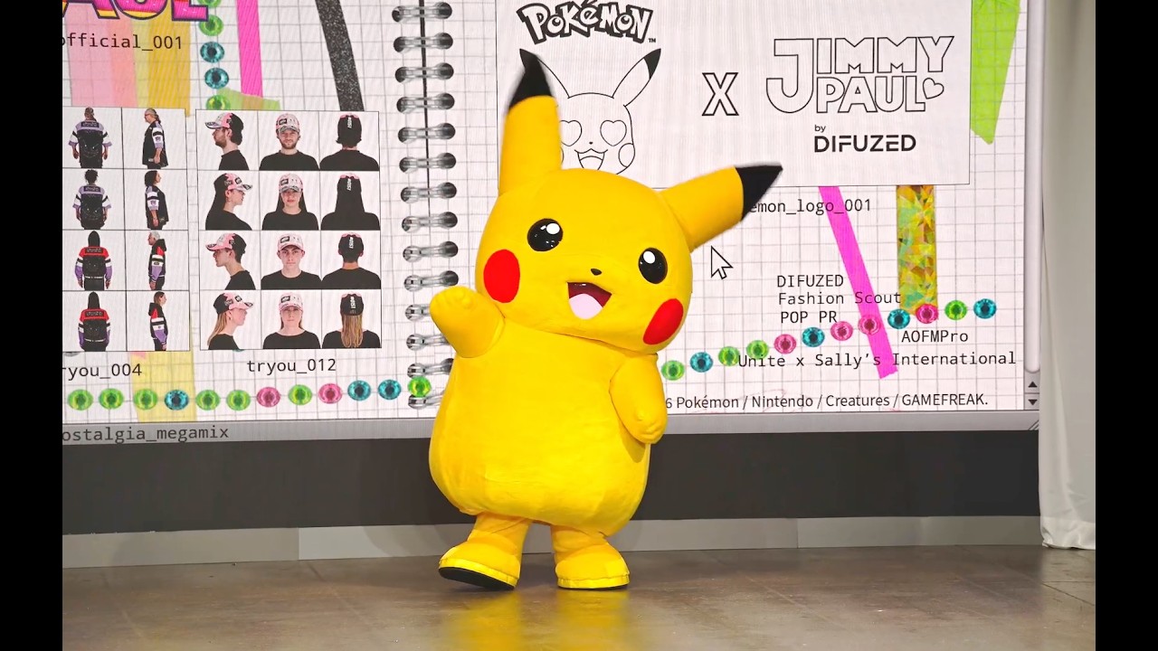 Коллекция Pokemon для Jimmy Paul осень-зима 2026 — Лондонская неделя моды.