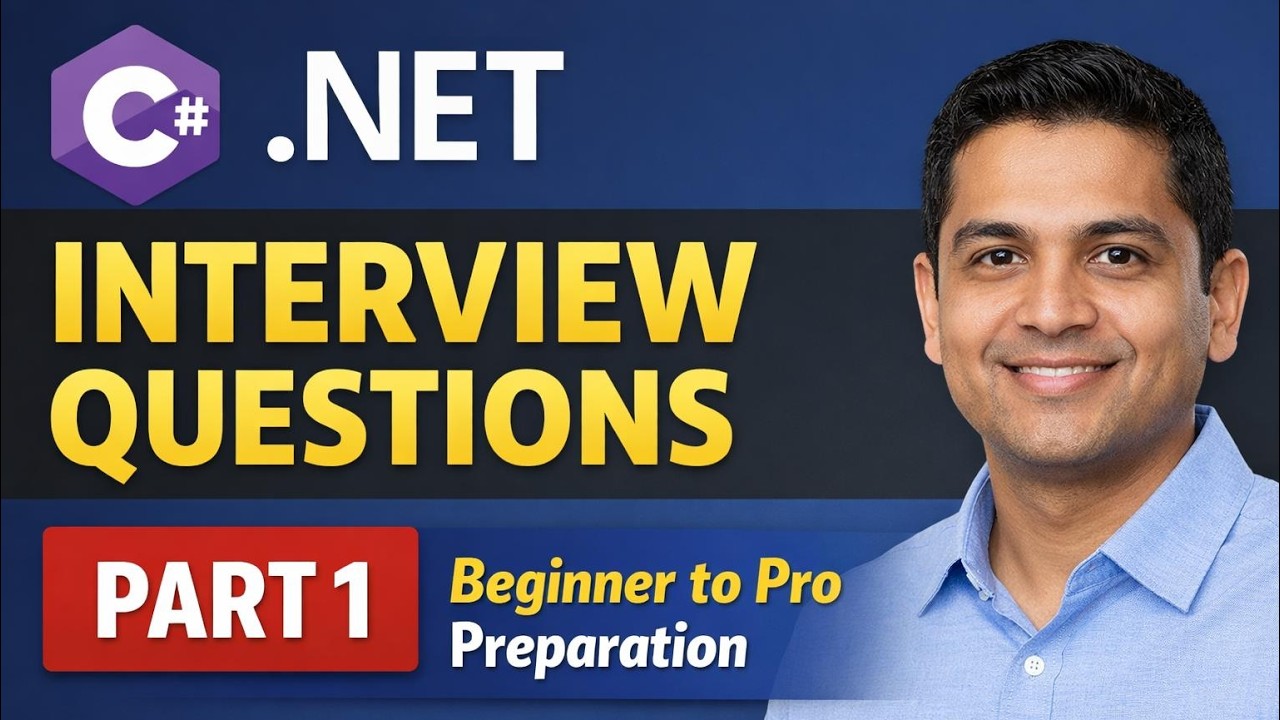 C# & .NET Interview Questions — Part 1 | Beginner to Pro Preparation | 2026