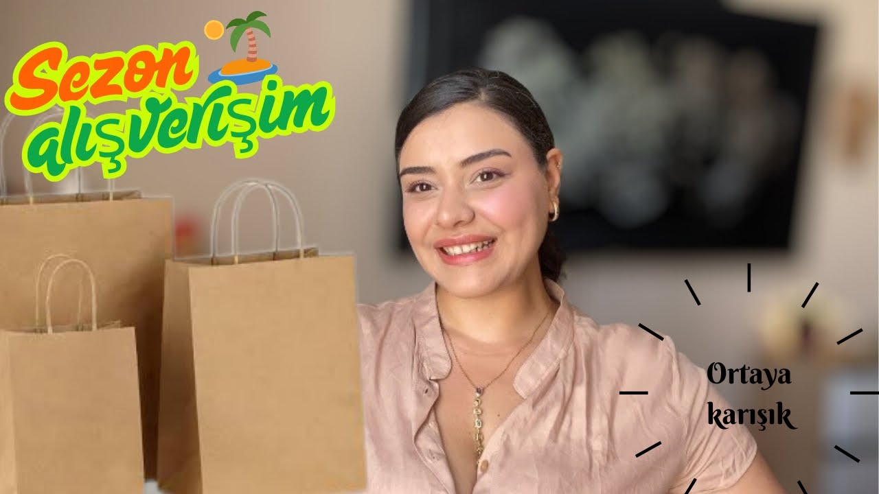 Sezon Alışverişim / kıyafet, terlik , cilt bakımı , makyaj / Neler aldım ?