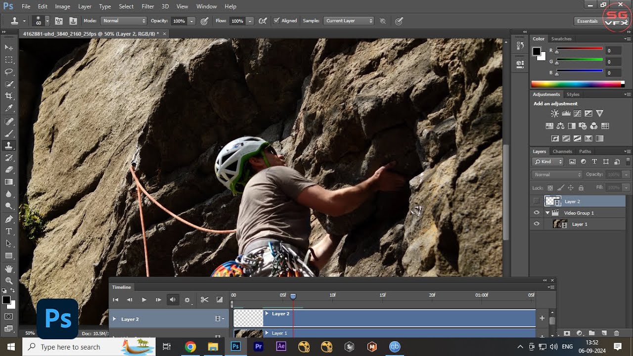 How to do sequence paint in Photoshop | Adobe Photoshop | SG VFX