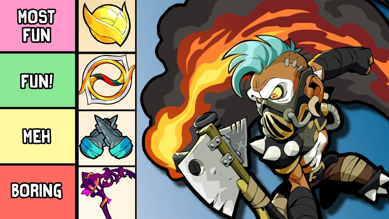 Рейтинг каждого оружия в Brawlhalla по степени увлекательности