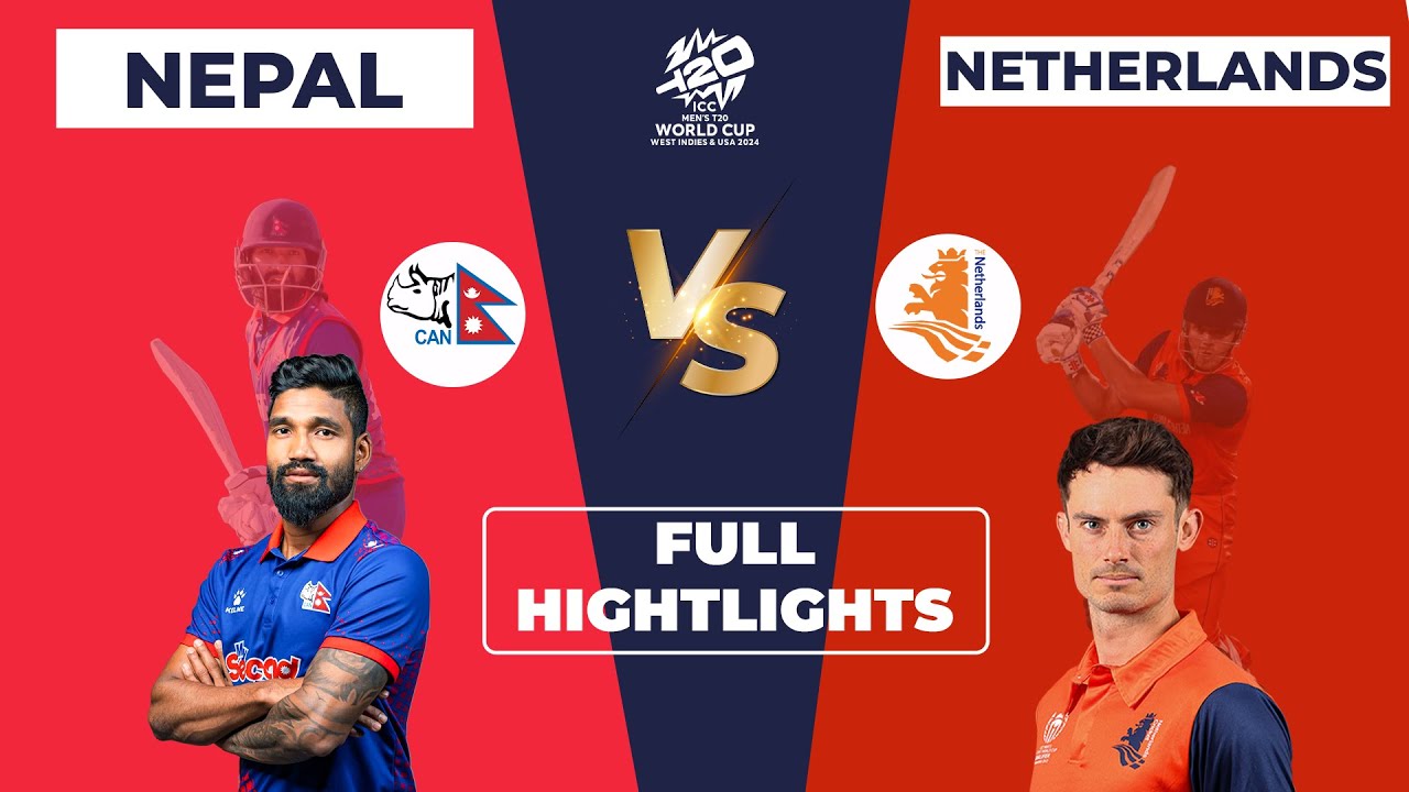 Nepal Vs Netherlands | ICC T20 World cup Full Highlight Match 7