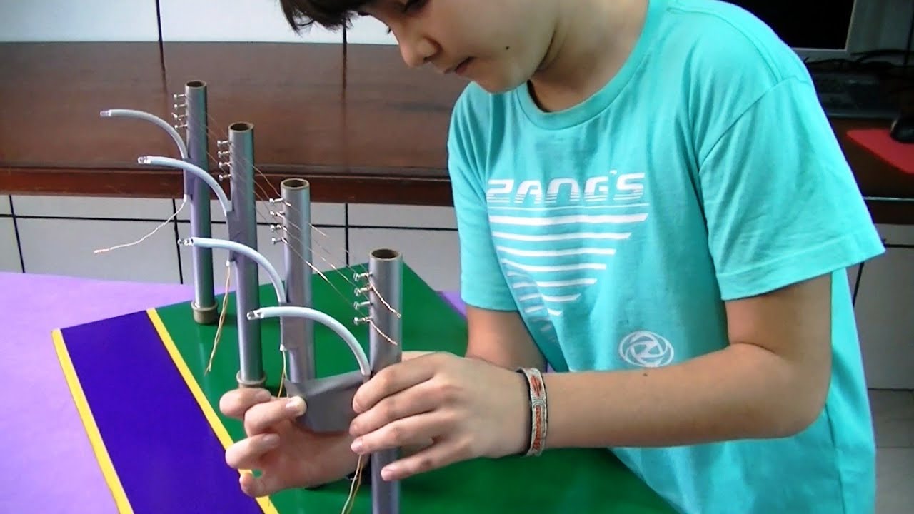 COMO FAZER A REDE ELÉTRICA DA MAQUETE EÓLICA