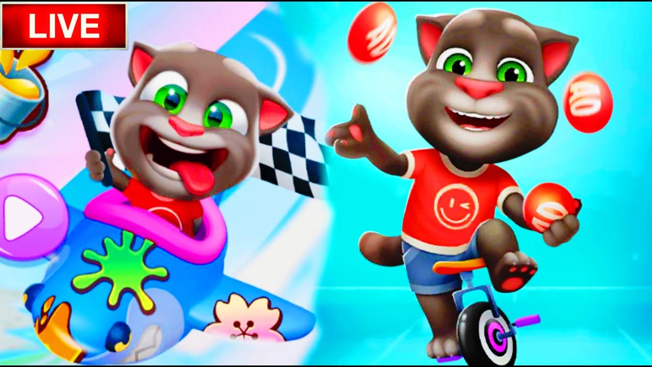 Talking Tom cat 2 🤣 Part 2#talkingtom #live