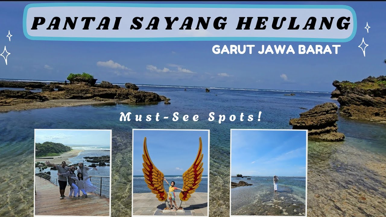 PANTAI SAYANG HEULANG GARUT || Masih jadi Pantai TERFAVORITE diantara pantai di Garut‼️
