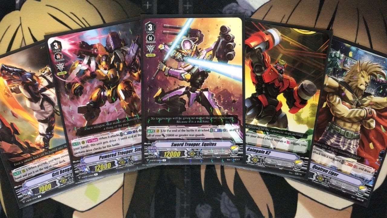 My Budget Nova Grappler Cardfight Vanguard Deck Profile for December 2019