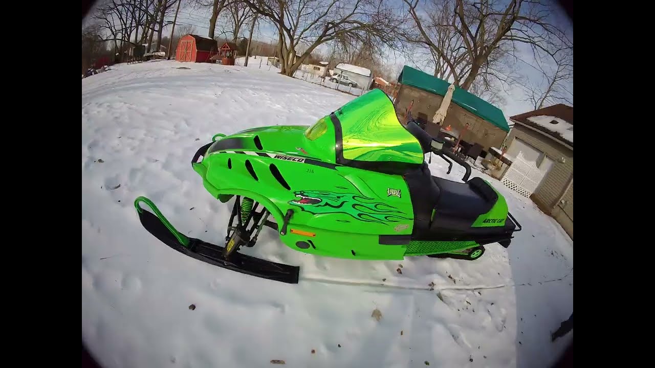 ITS BEEN 20 YEARS SINCE THIS HAS SEEN SNOW-  1998 Artic Cat ZR 600
