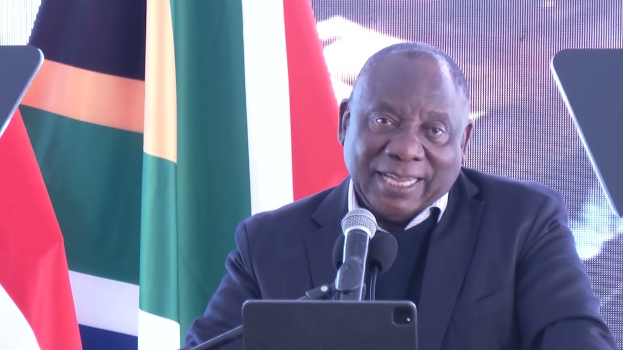 President Cyril Ramaphosa delivers key note address at the Rand Water Headquaters