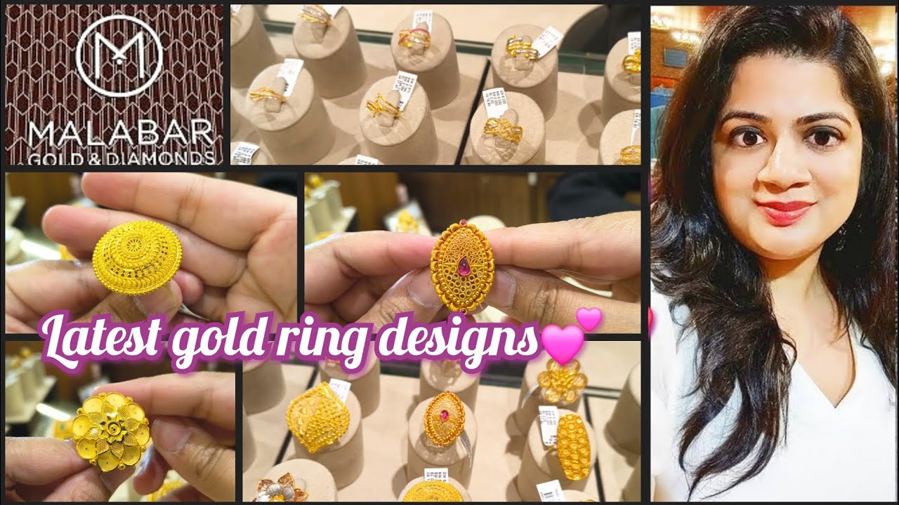 Just wow😍 | Malabar gold rings with price | Malabar ring designs| Malabar light weight gold rings