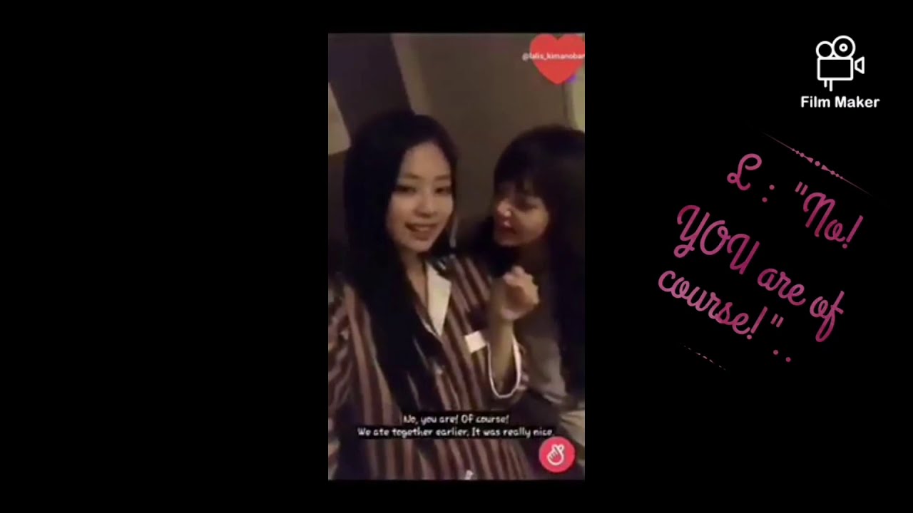 Jenlisa Vlive Tea Spills :When Lisa has to report everything to Jennie