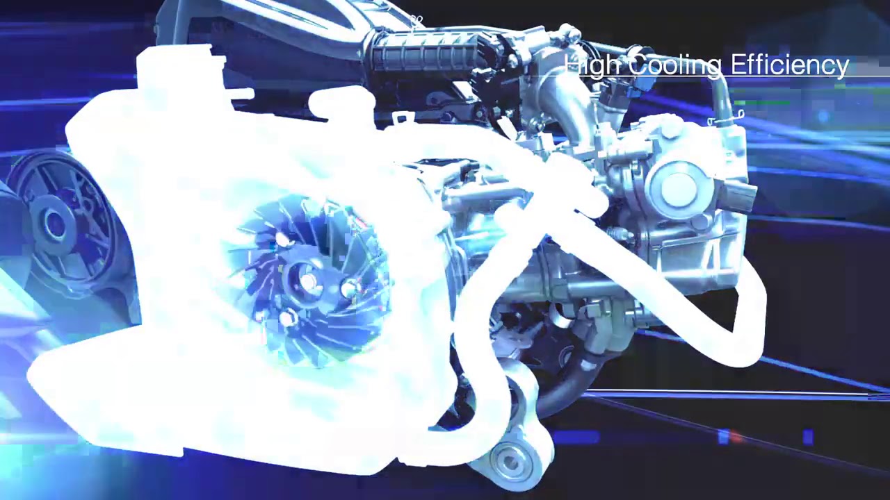 GDR155 YAMAHA NVX  YAMAHA AEROX BLUE CORE Engine Video