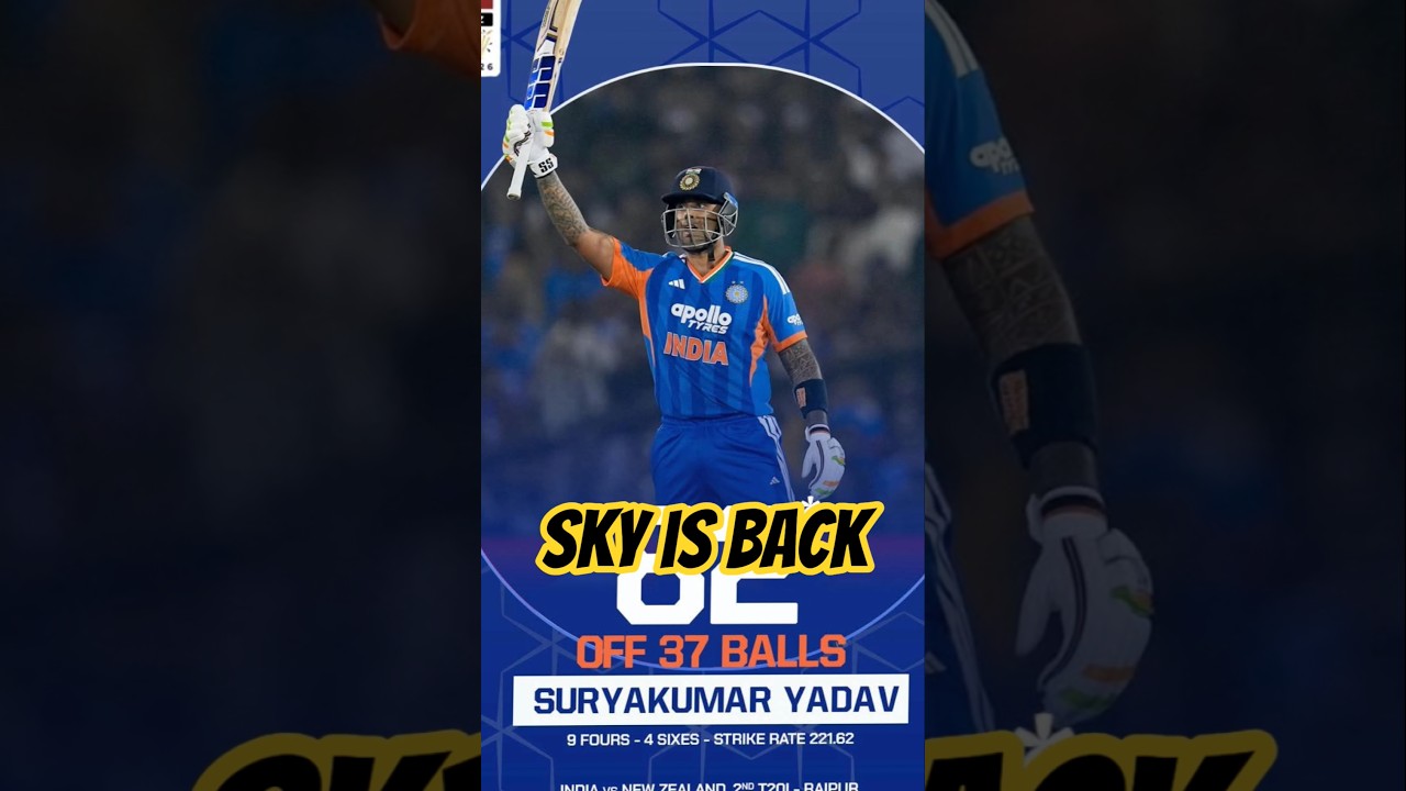 Surya Kumar Yadav 82 Runs in 37 Balls 🔥 SKY Show | India T20 | Yesterday Match Highlights 