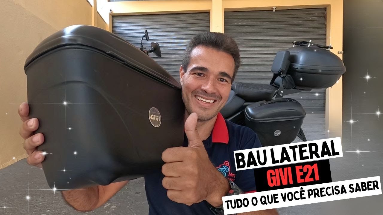 BAULETO LATERAL GIVI E21 - TUDO QUE VOCE PRECISA SABER ANTES DE COMPRAR!