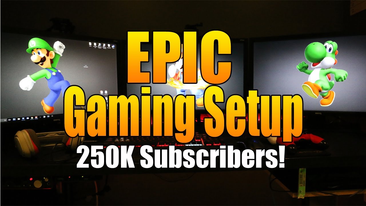 My Epic Gaming Setup (250K Subscriber Special)
