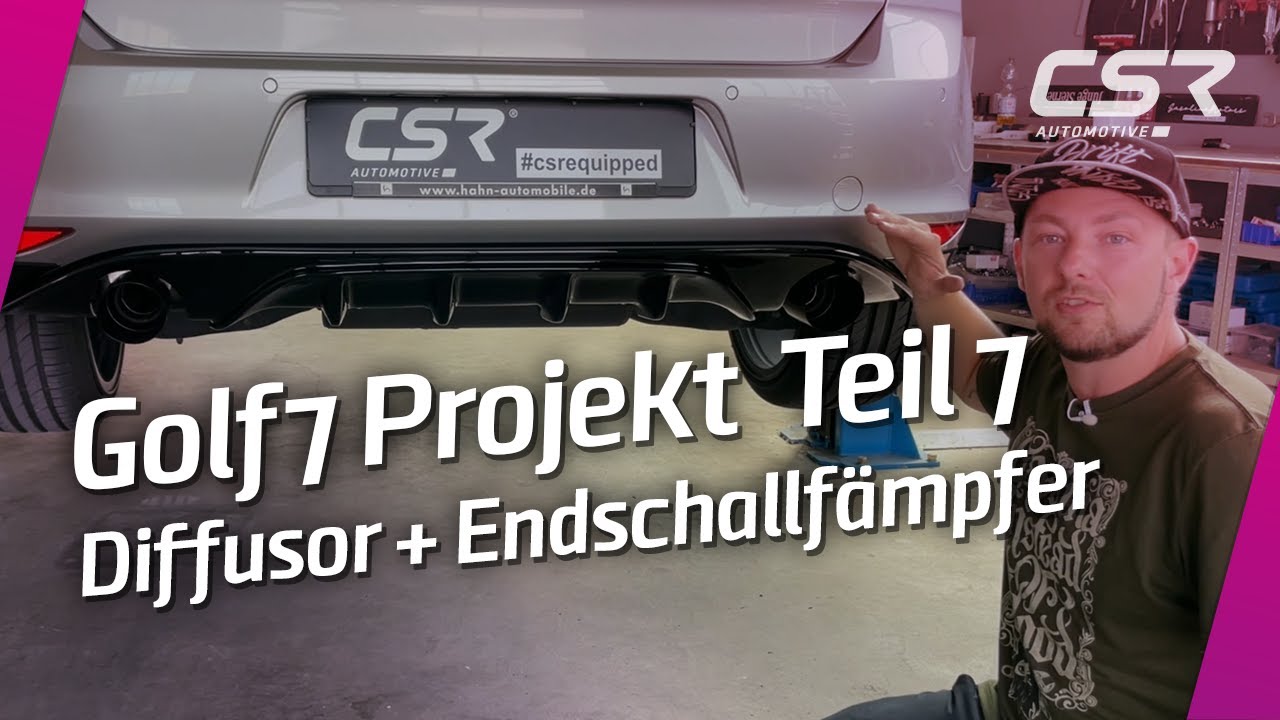 Golf 7 Tuningprojekt Teil 7 - Diffusor und Endschalldämpfer