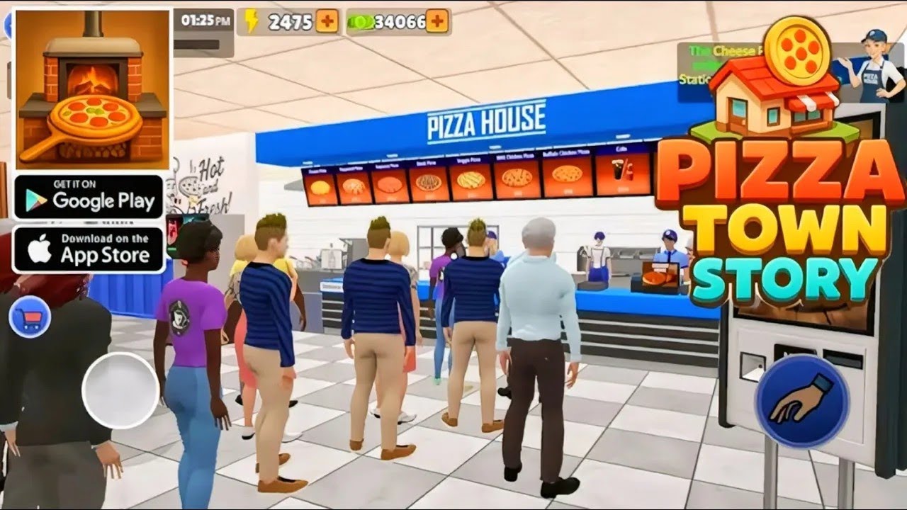 My Pizza House Simulator Mobile Gameplay 🍕🍟 Part -2 (Android, iOS)