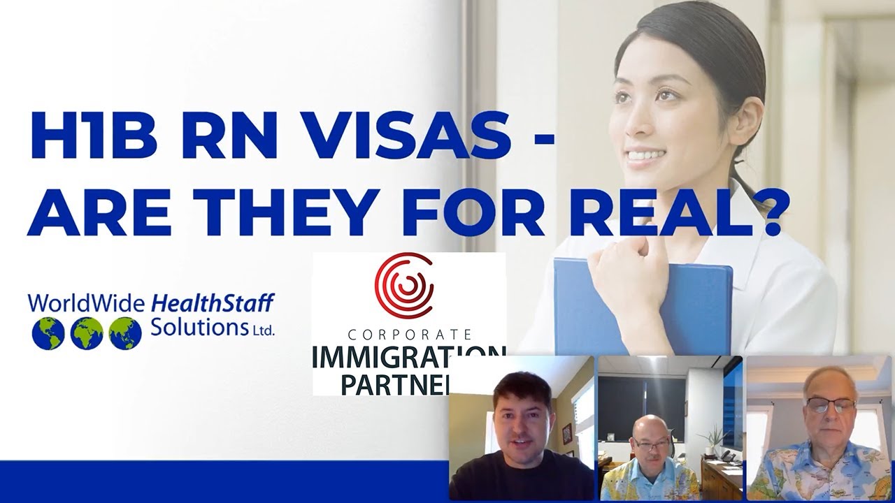 H1B RN Visas - Are They For Real? (webinar replay) Jan 10, 2024