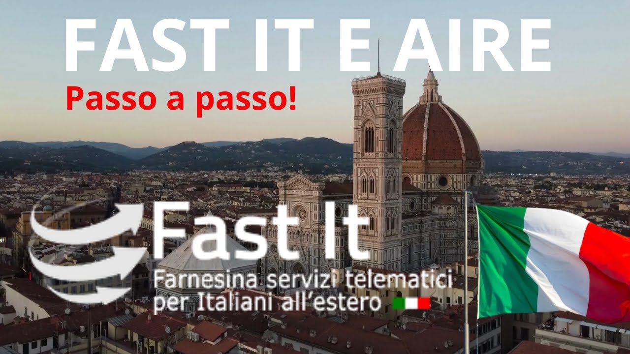 Fast IT e AIRE - Passo a Passo - 3 - Curso cidadão da Itália