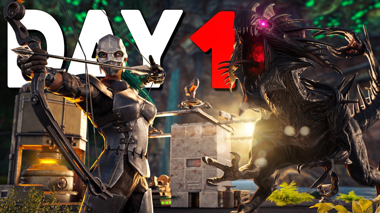 We Claimed The BEST Base Location on DAY 1! - ARK: Survival Evolved