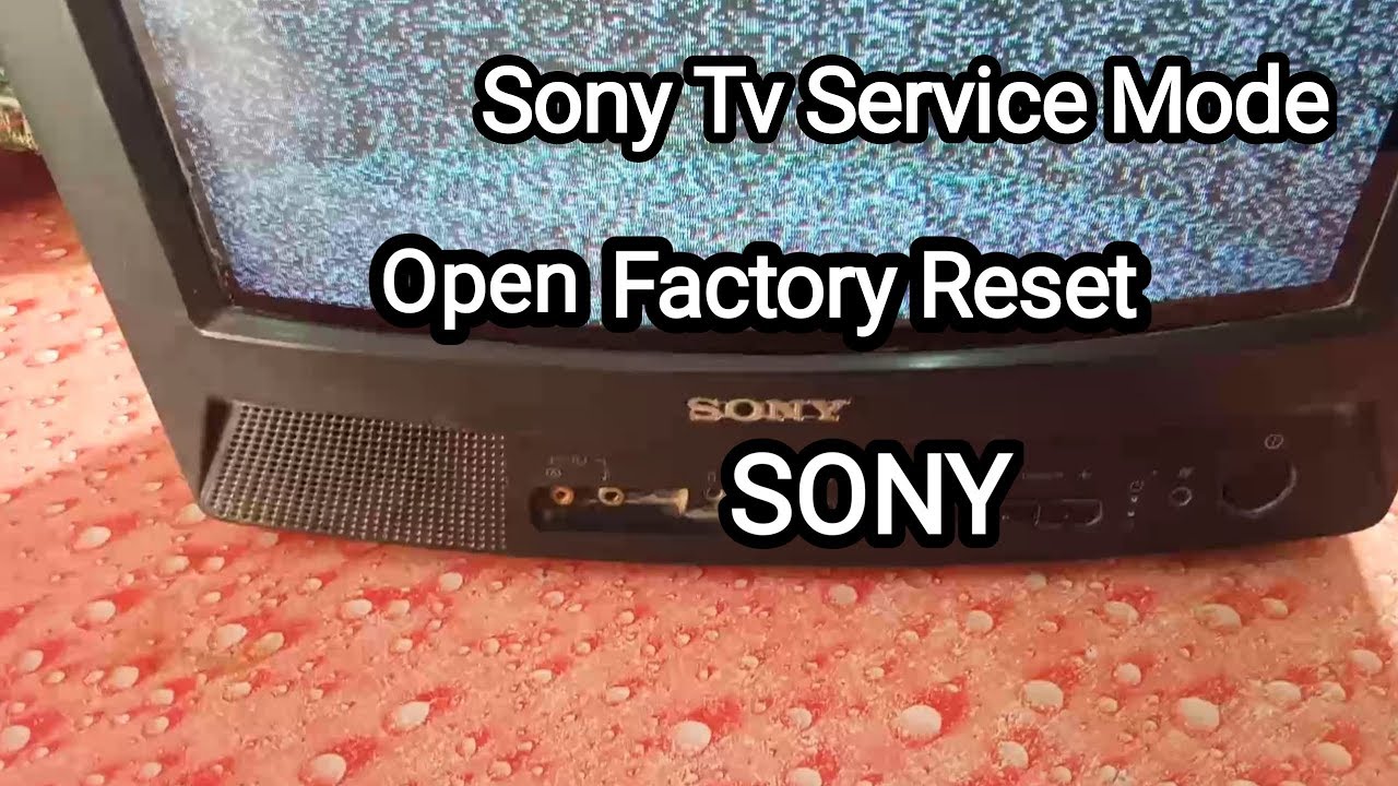 How To Open Sony Tv Service Mode/ Softwere/Factory Reset.Urdu/Hindi