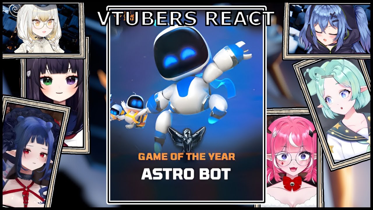 Vtubers React to Astro Bot Winning Game of The Year 2024 (Compilation)