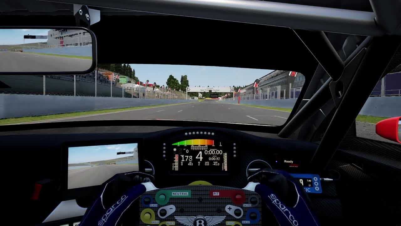 ACC Spa-Francorchamps Bentley Continental GT3 2018 (Dry) Track Guide (Hotlap + Telemetry)