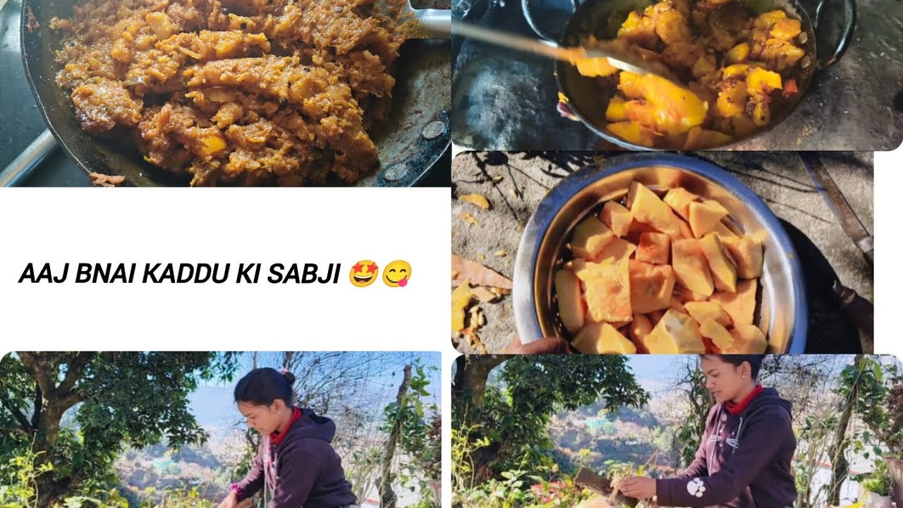 Aaj bnai kaddu ki sabji 🤩😋