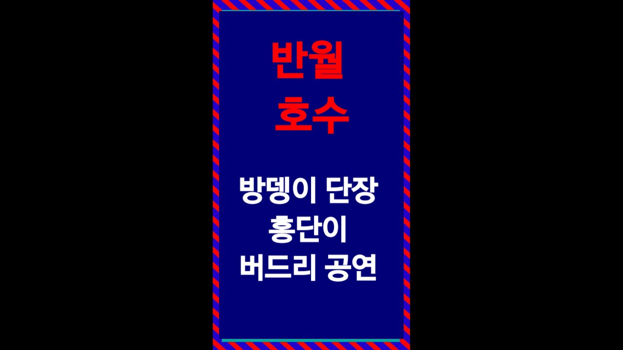 김인태tv2  이시각 반월 호수 품바 대공연 신현수 품바 현장방송
