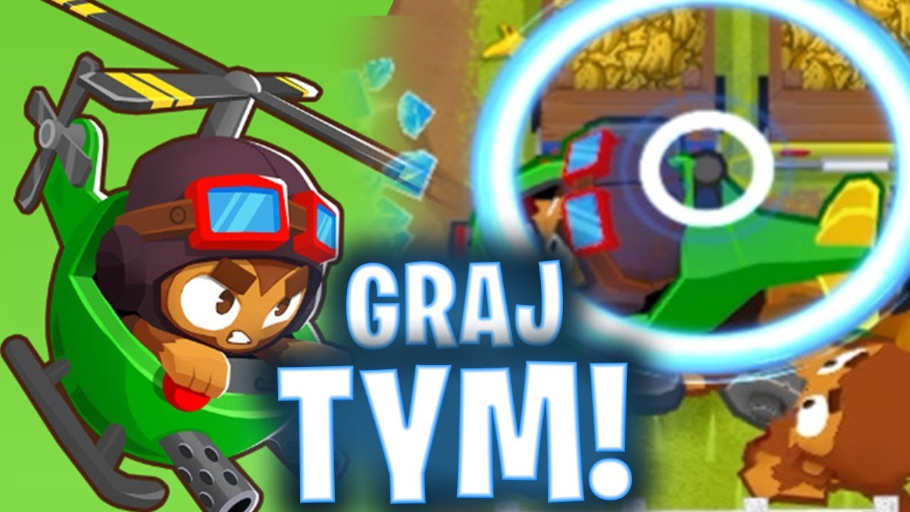 WIDZ KAZAŁ MI GRAĆ HELIKOPTEREM... 🤔 w BLOONS TD BATTLES 2 PL