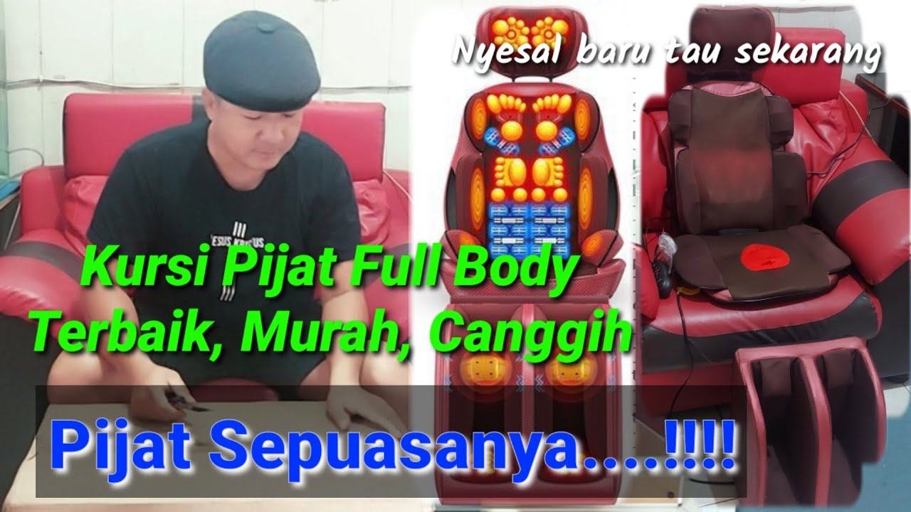 REVIEW KURSI PIJAT TERBAIK MURAH DAN CANGGIH || UNBOXING KURSI PIJAT SELURUH TUBUH BENBO