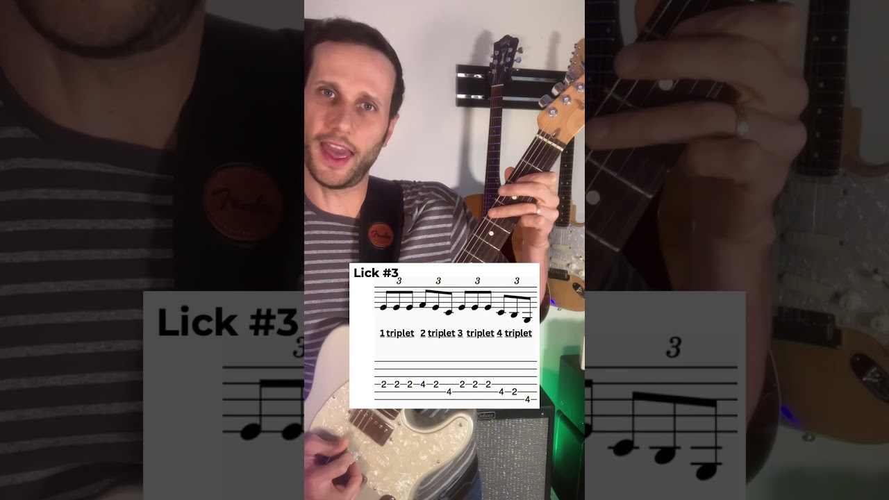 Blues Guitar Licks #guitarlessons #blueguitar #theblues
