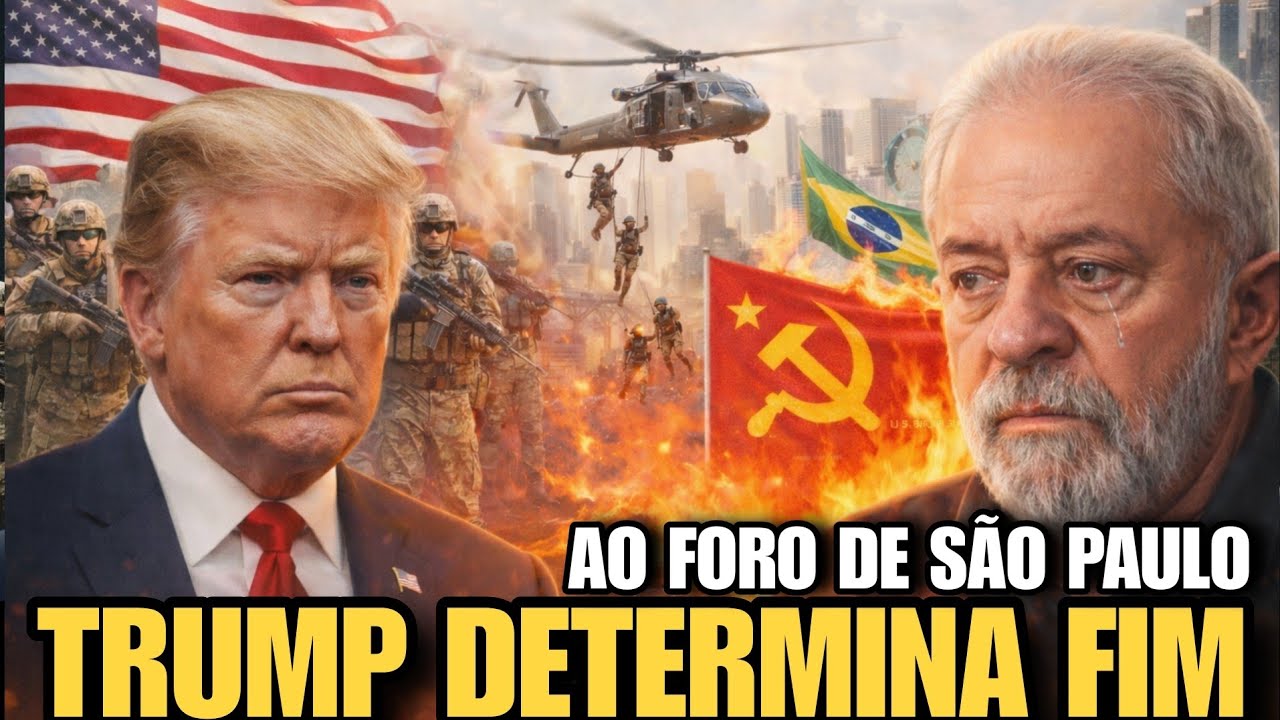 🛑TRUMP DETERMINA O FIM DO FORO DE SÃO PAULO! VENEZUELA DERRUBA MILITARES COMPRADOS!
