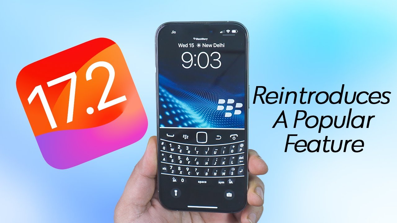 iOS 17.2 Beta 3 -  Long-Awaited Feature Makes a Comeback!