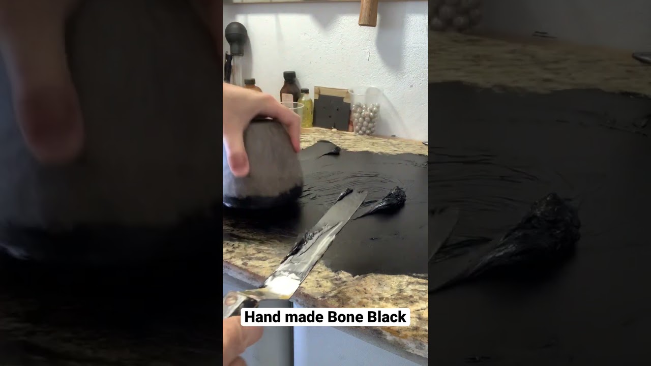 Hand made Bone Black