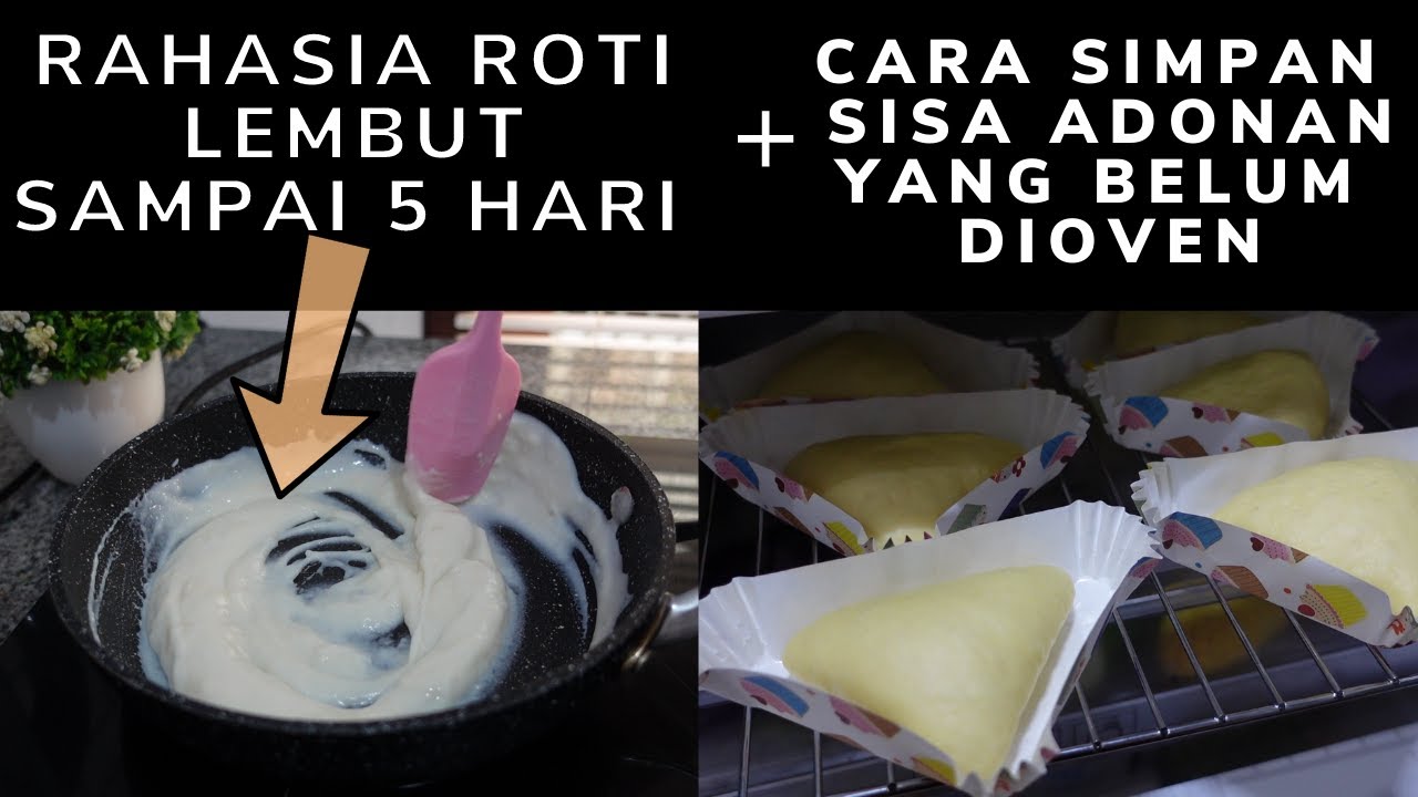 ROTI TANGZHONG TANPA MIXER TANPA ULEN HASIL LEMBUT 5 HARI