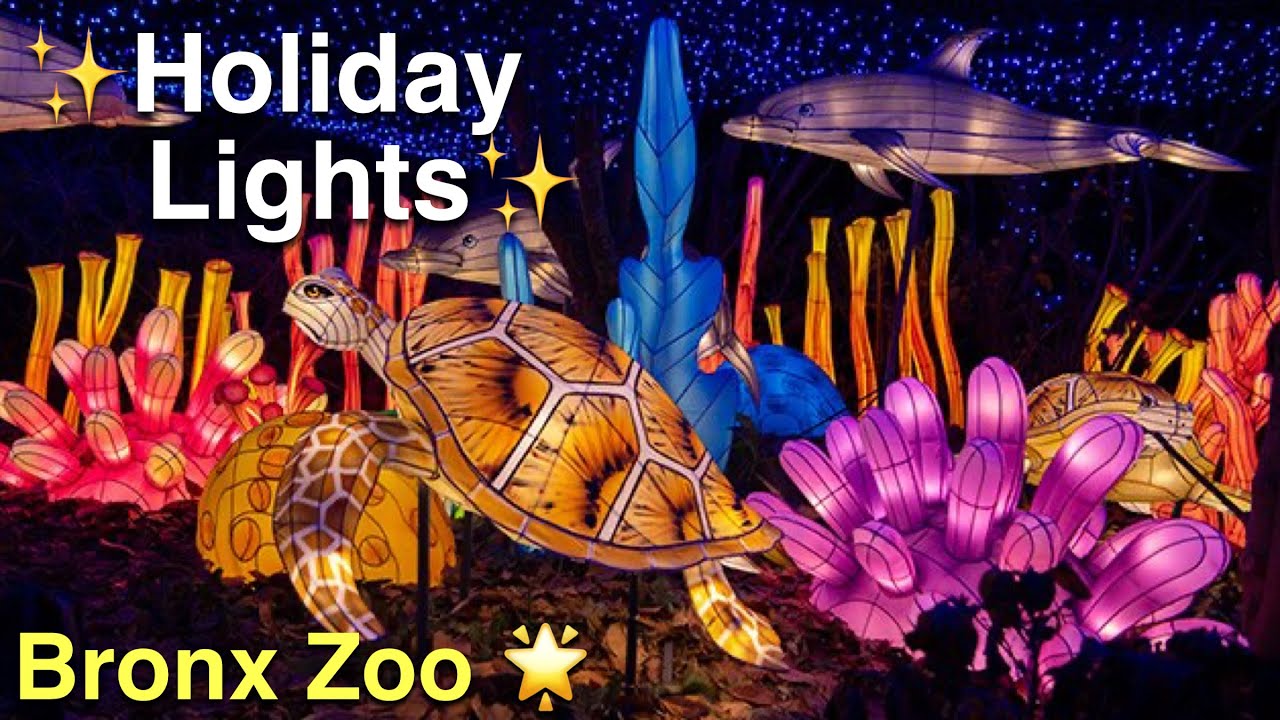 Bronx Zoo Holiday Light Show 2021 ✨ LIVE Walking Tour in New York City (November 19, 2021)