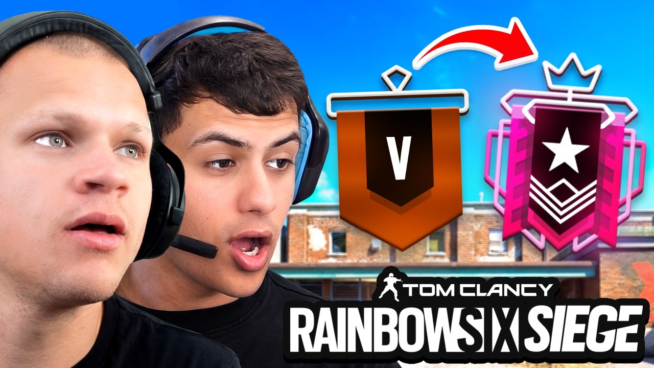 Jynxzi & Stable Ronaldo 2V2 Every Rank In Rainbow Six Siege!