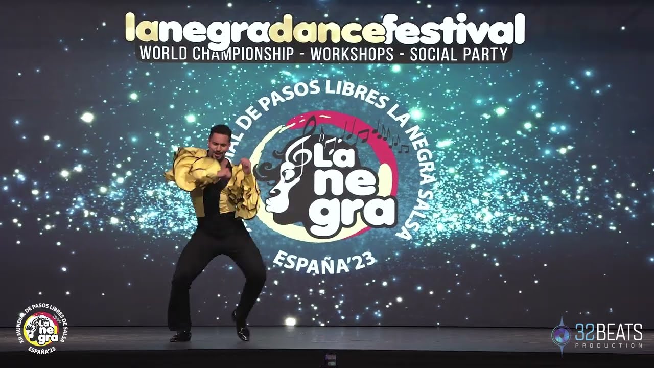 SAEL NUÑEZ 4⁰ PUESTO FINAL SOLISTA MASCULINO SALSA Mundial de Pasos Libres La Negra Salsa 2023