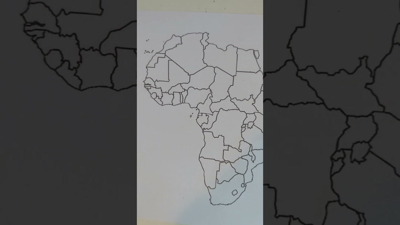 Map of Africa - Nigeria #flag #europe #africa #nigeria #2024