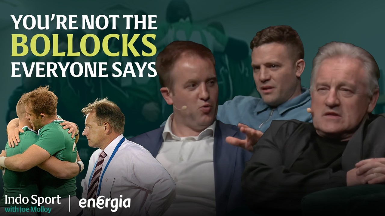 Ian Madigan, Luke Fitzgerald, Eddie O'Sullivan | A life in Irish rugby | Live @ The Helix
