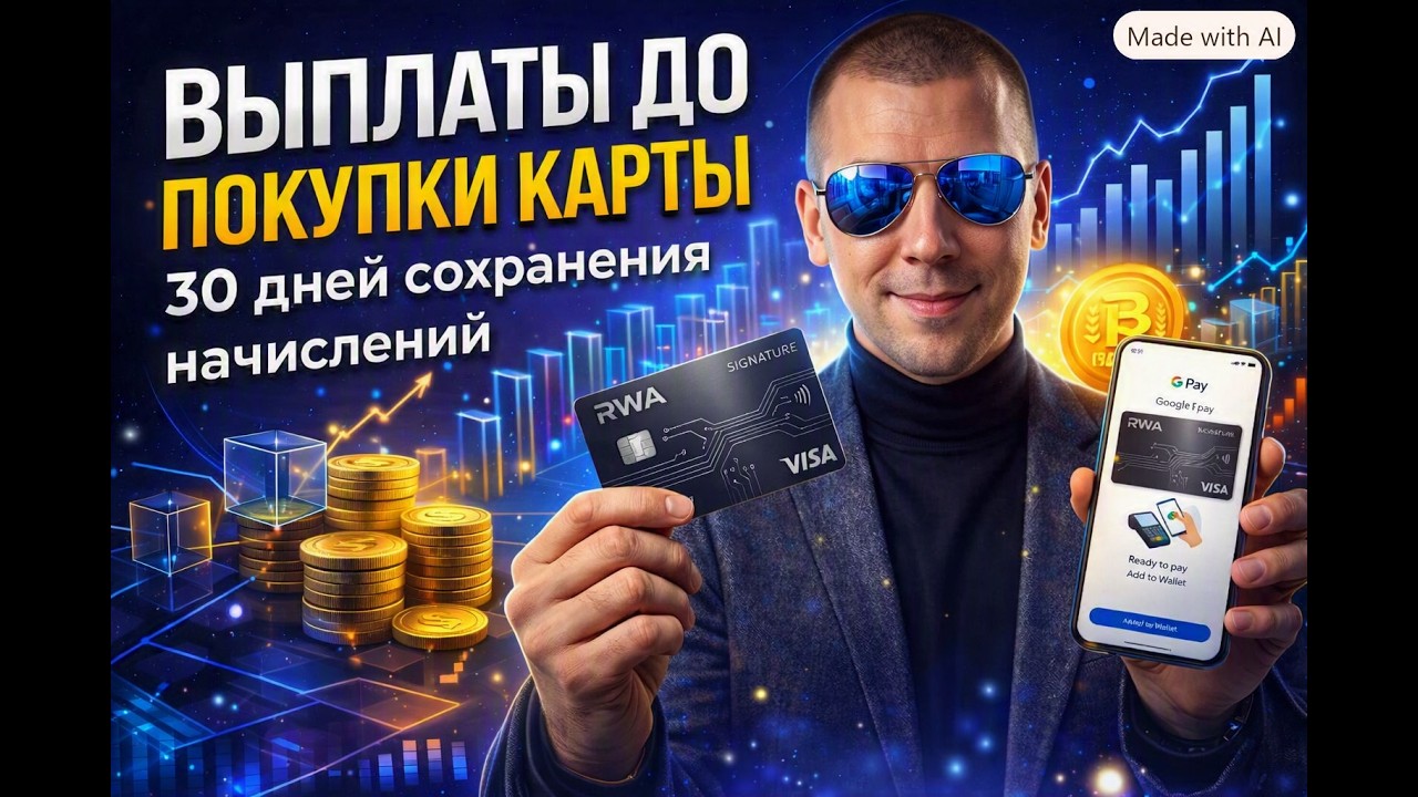 Visa RWA Card: Лимиты до 3 000 000, DA‑токен и новые правила рефералок