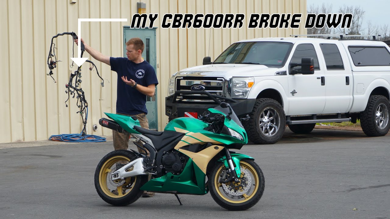Already BROKE my Honda CBR600rr??? (coolant leak & wiring harness FAILURE)
