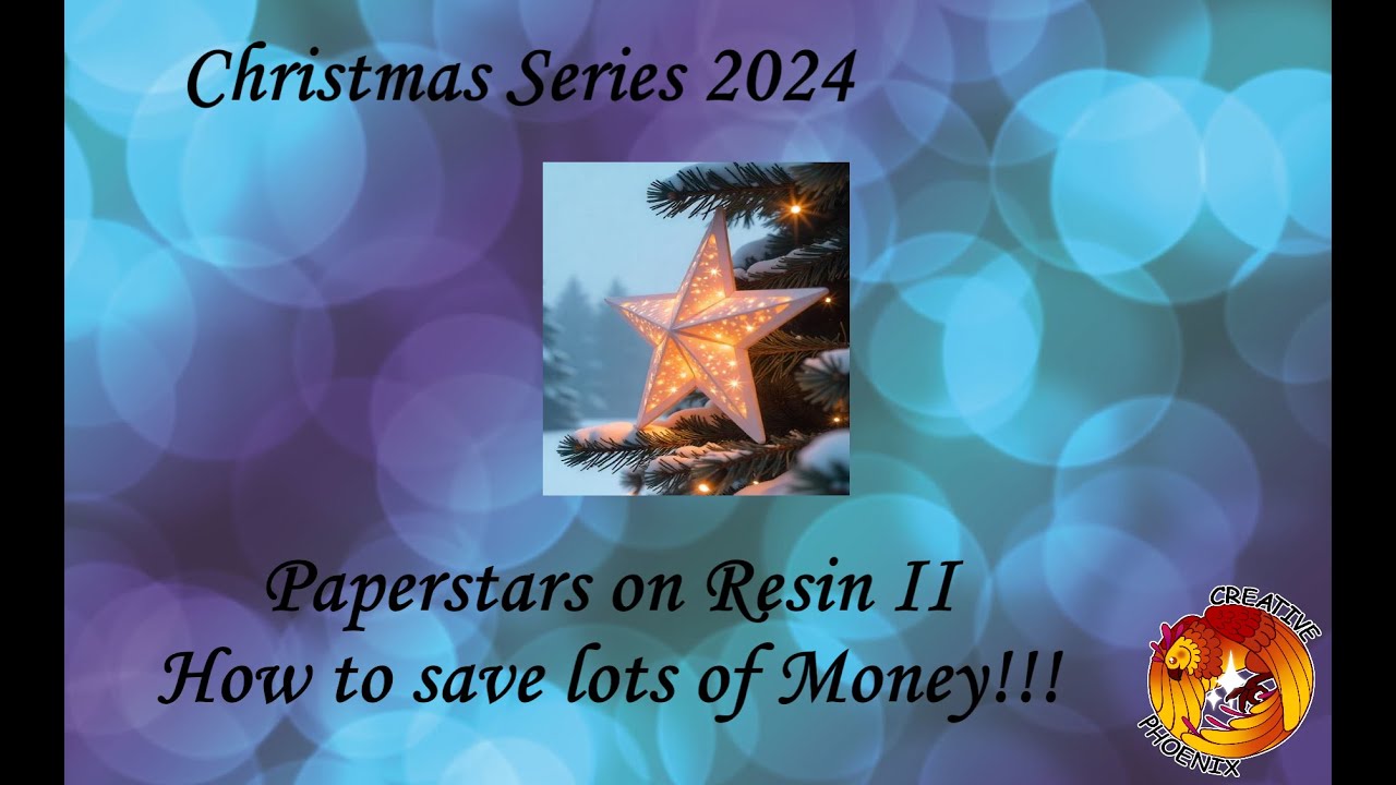 472. Paperstars in Resin - Save Real Money with this Tipp - Part ll - english