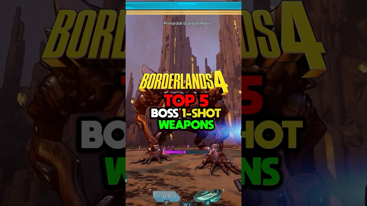 5 BEST WEAPONS TO ONE-SHOT BOSSES IN BORDERLANDS 4! #borderlands4 #borderlands #gaming