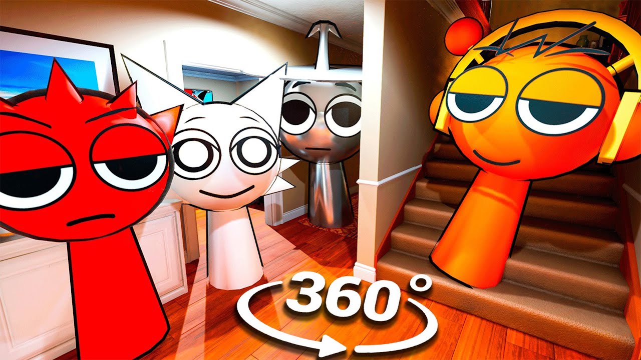 Sprunki Hide and seek in the House | 360&deg; VR